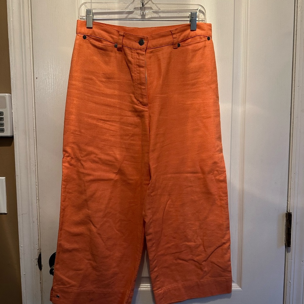 Orange Capri Pants